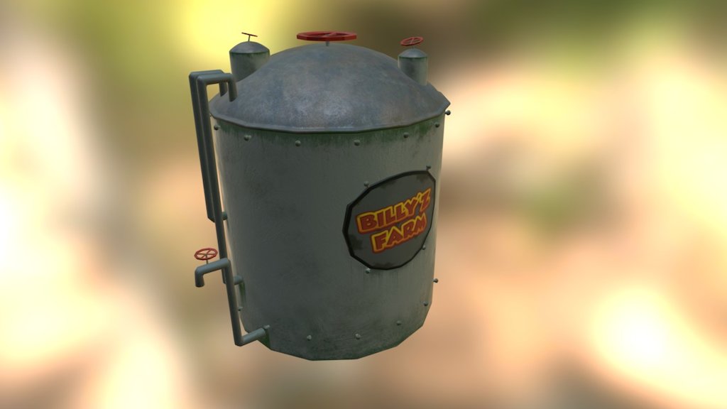 Silo BillyZ Farm 3d model