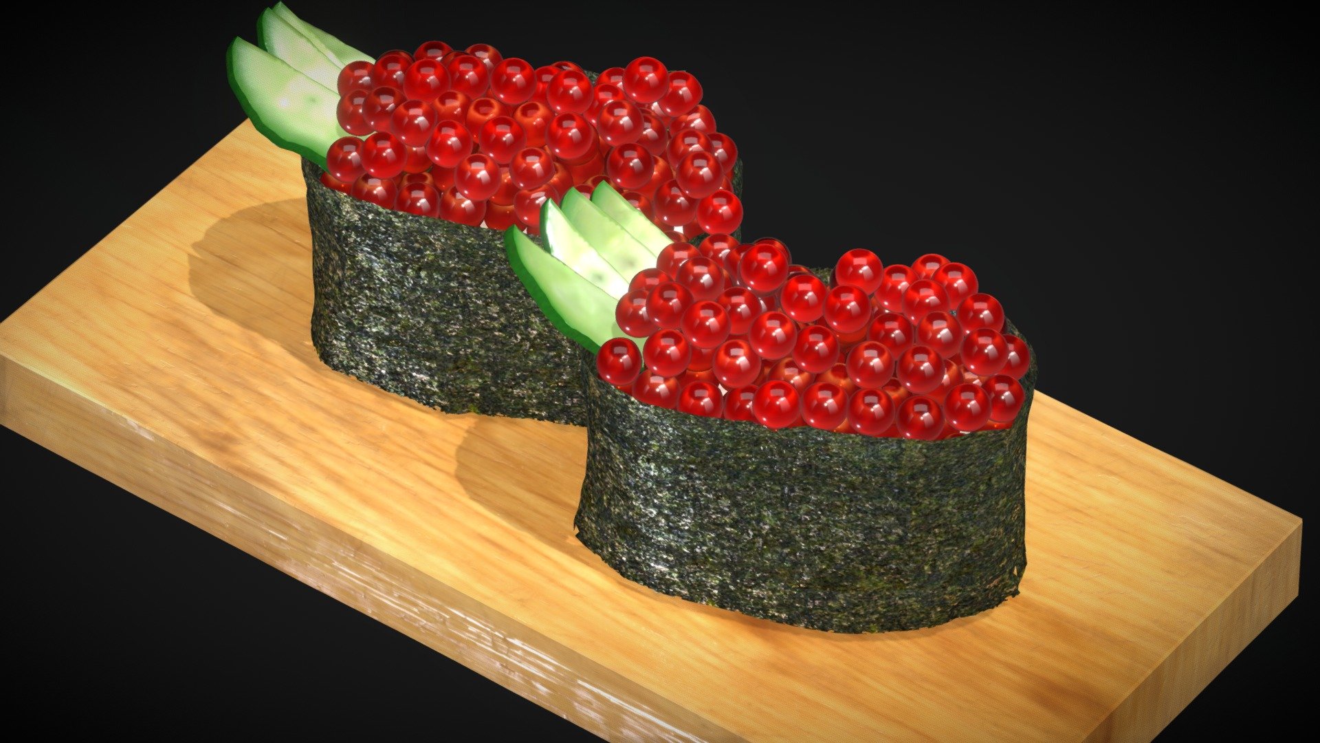 Salmonroe sushi 3d model