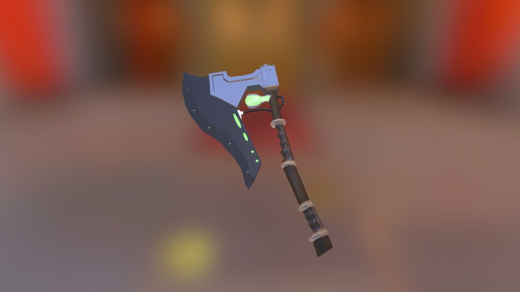 Poison Axe 3d model