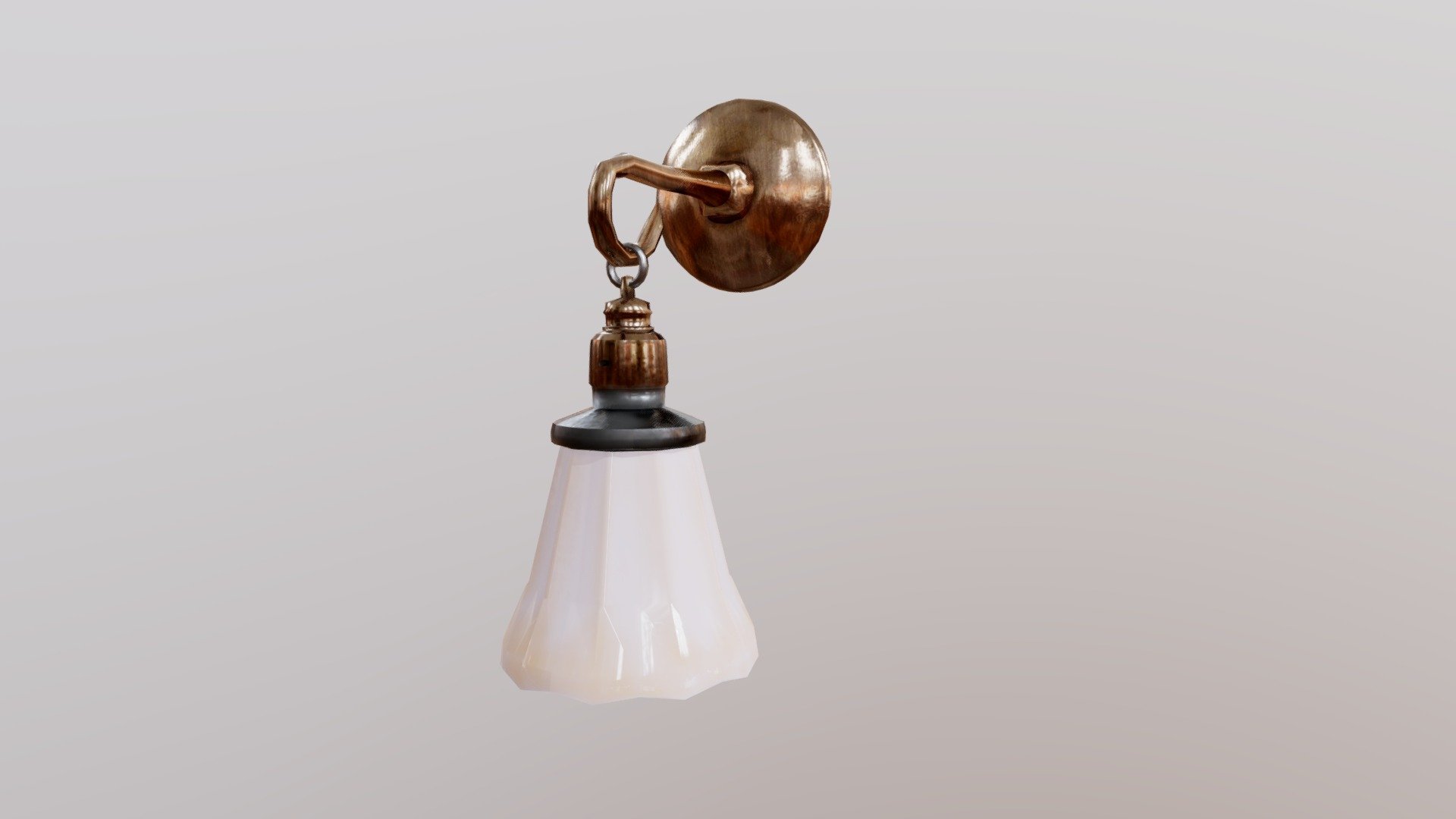 1910s Wall Lamp 3d model