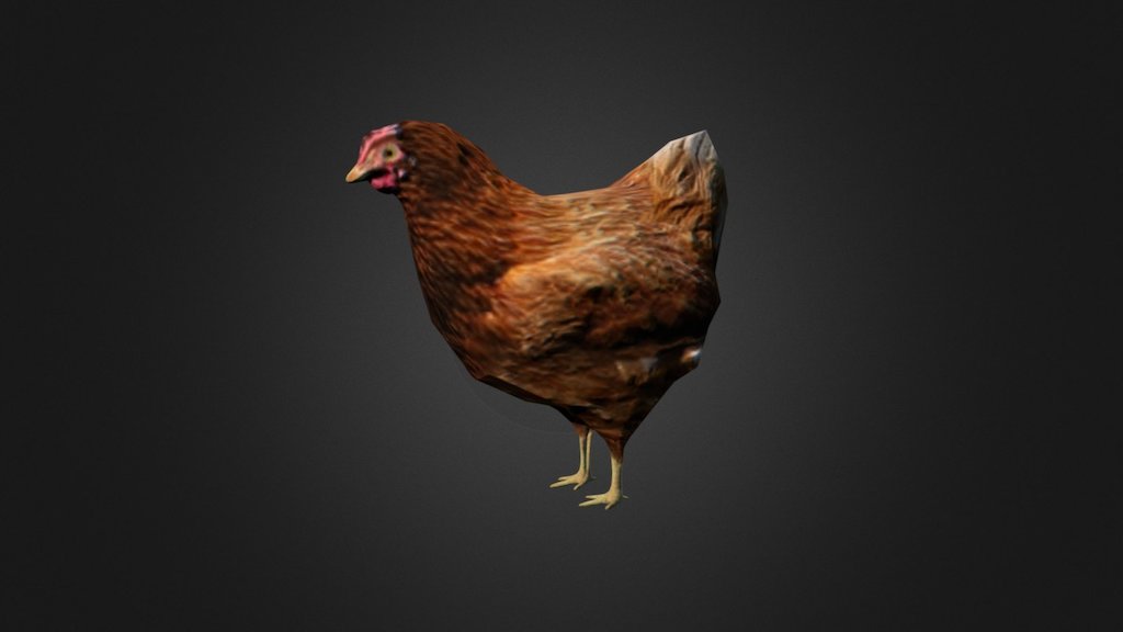 Hen 3d model