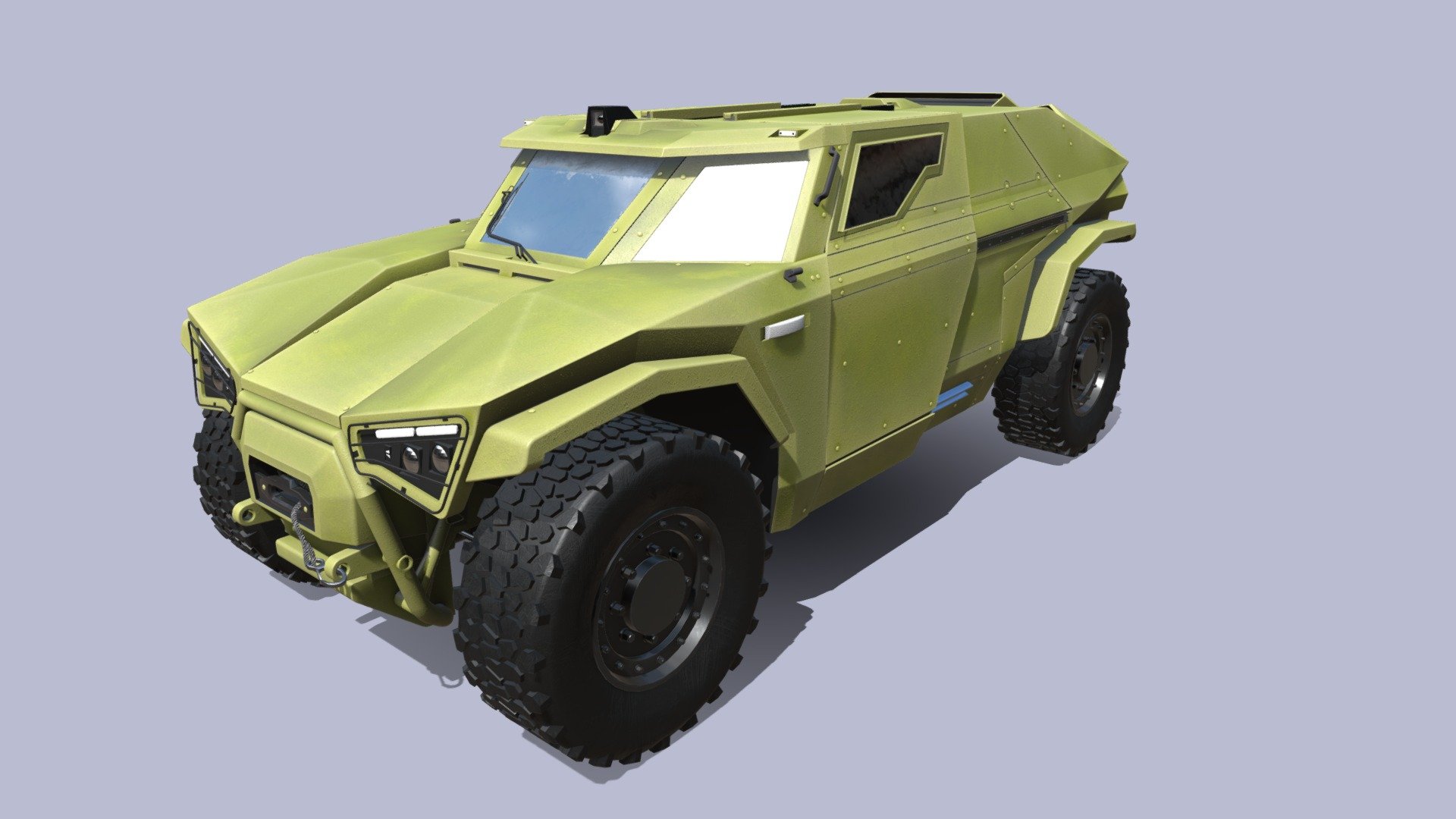 The Arquus Scarabee 3d model