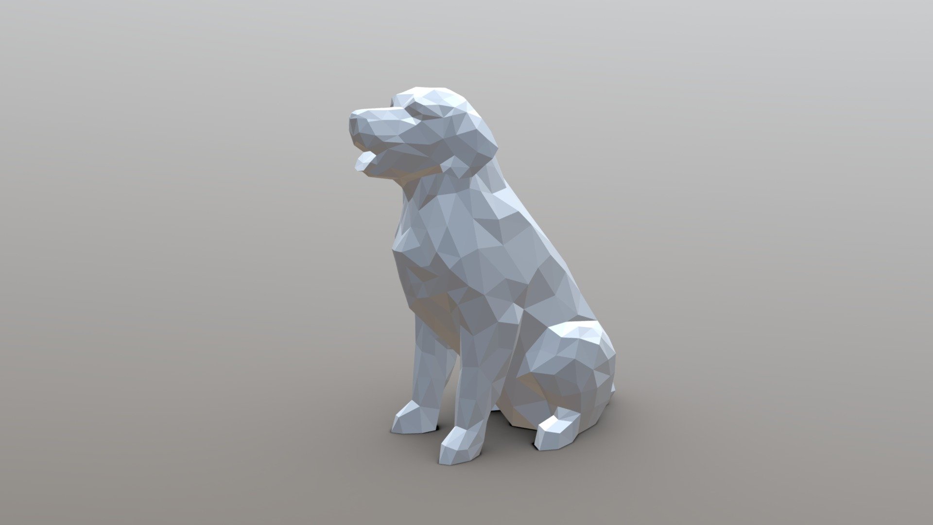 Golden Retriever Figure 3d model