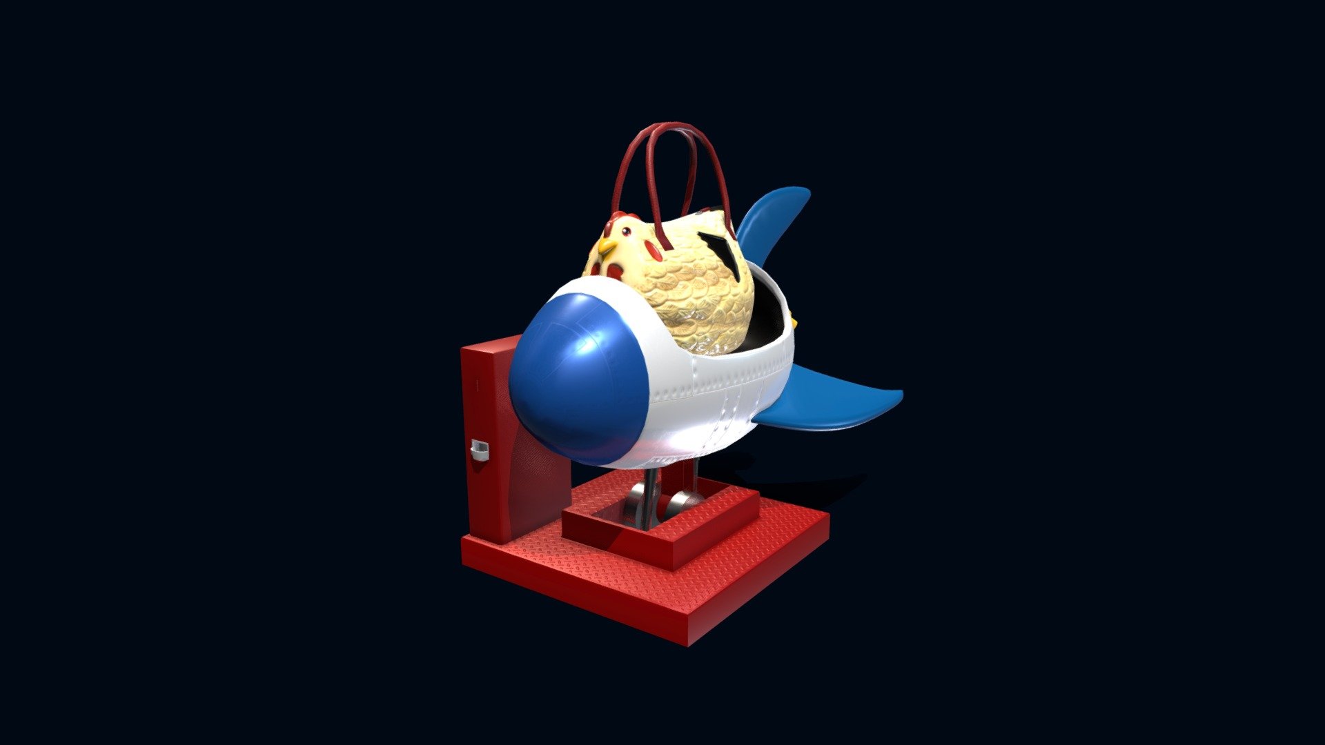 Nuggets The Chicken Purse 3d model