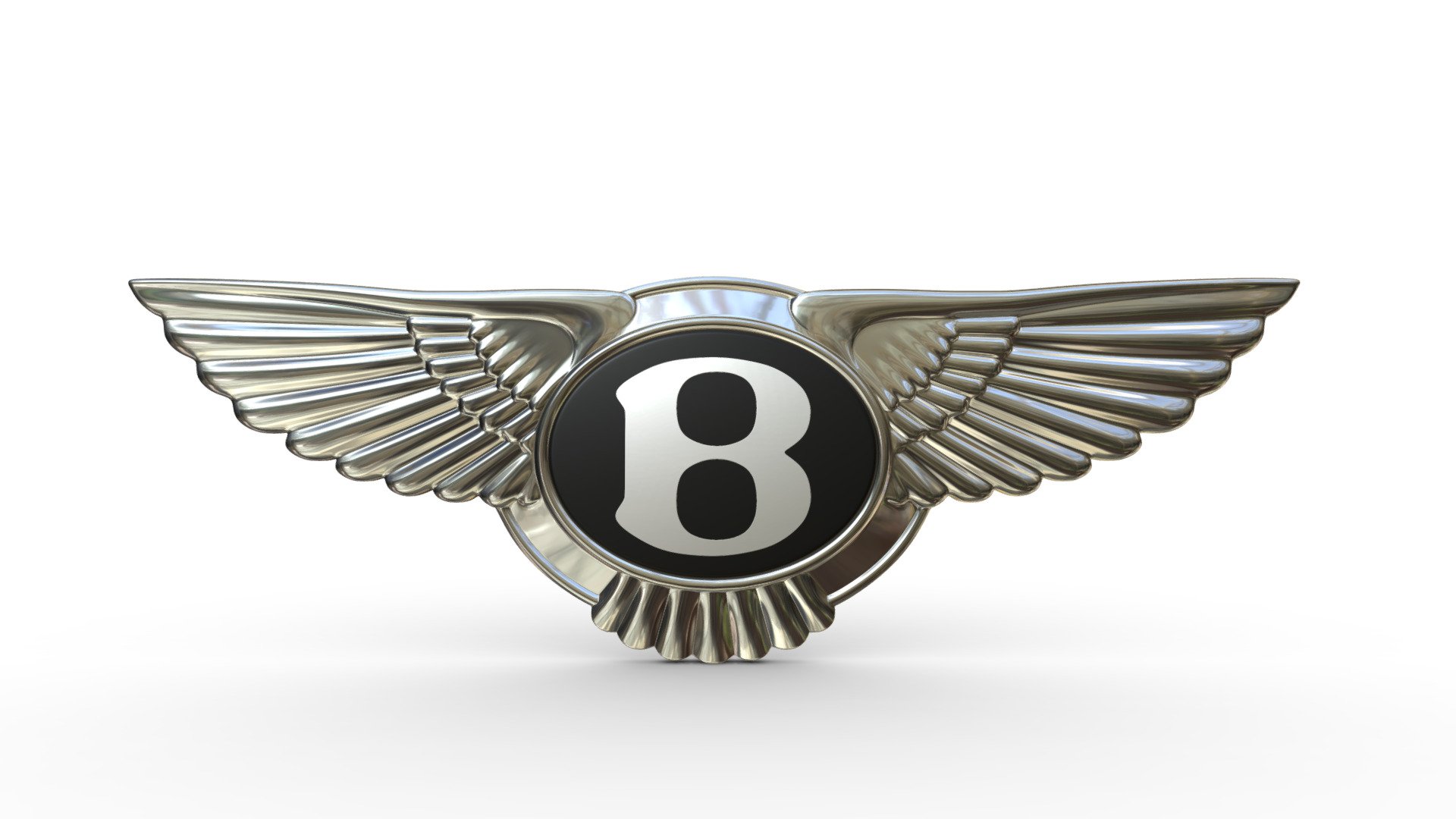 Bentley Logo 3d model