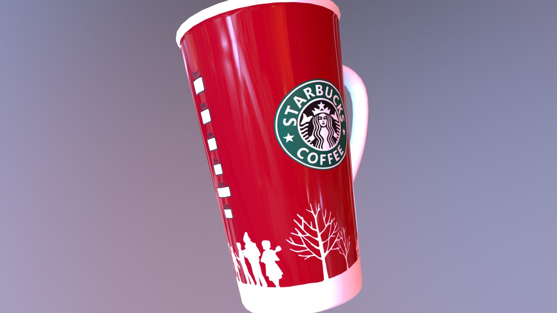 Starbucks Mug 3d model