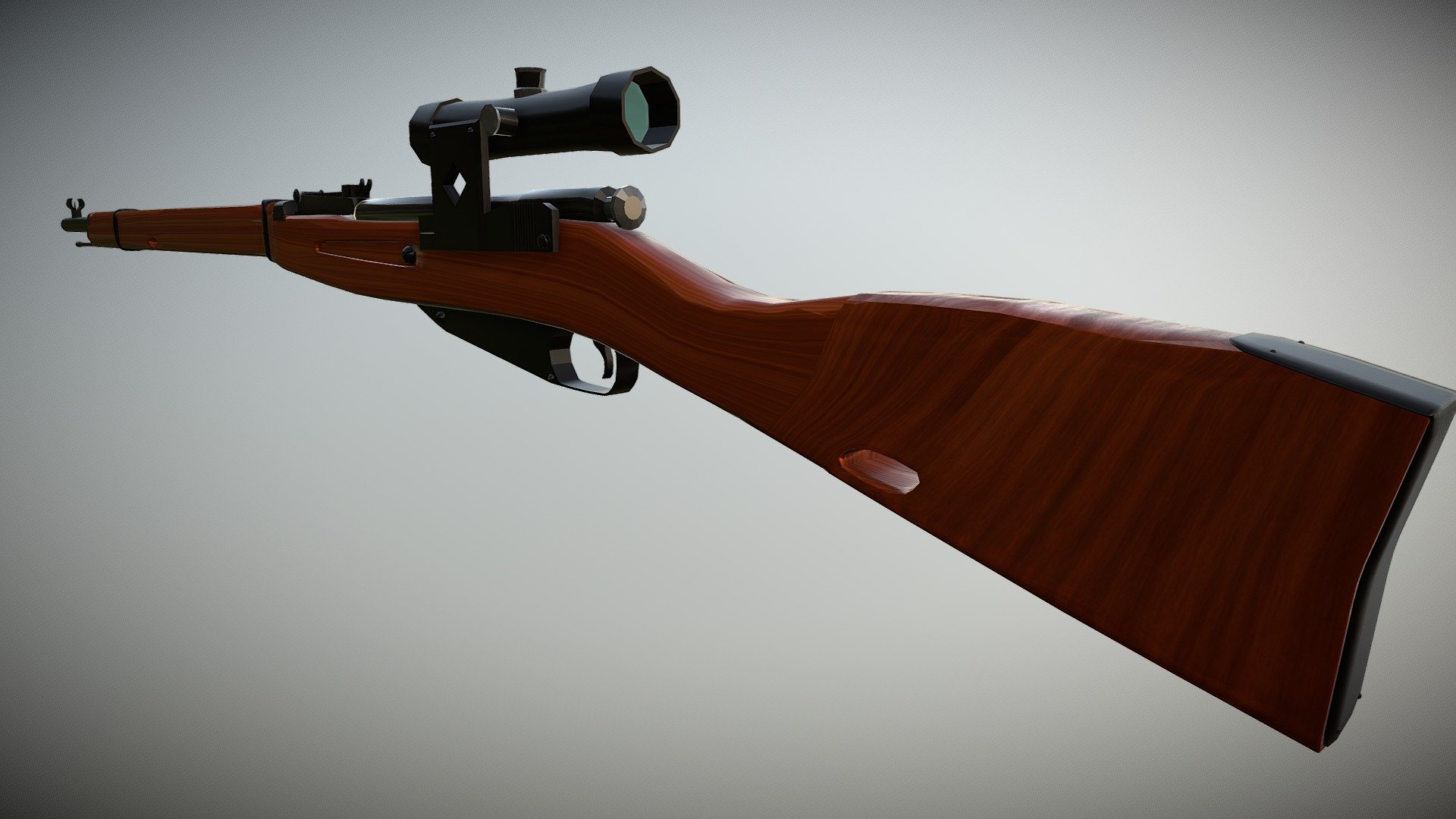 Mosin rifle 3d model