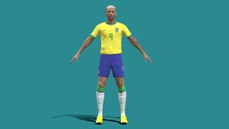 3D Rigged Richarlison Brazil Worldcup 2022