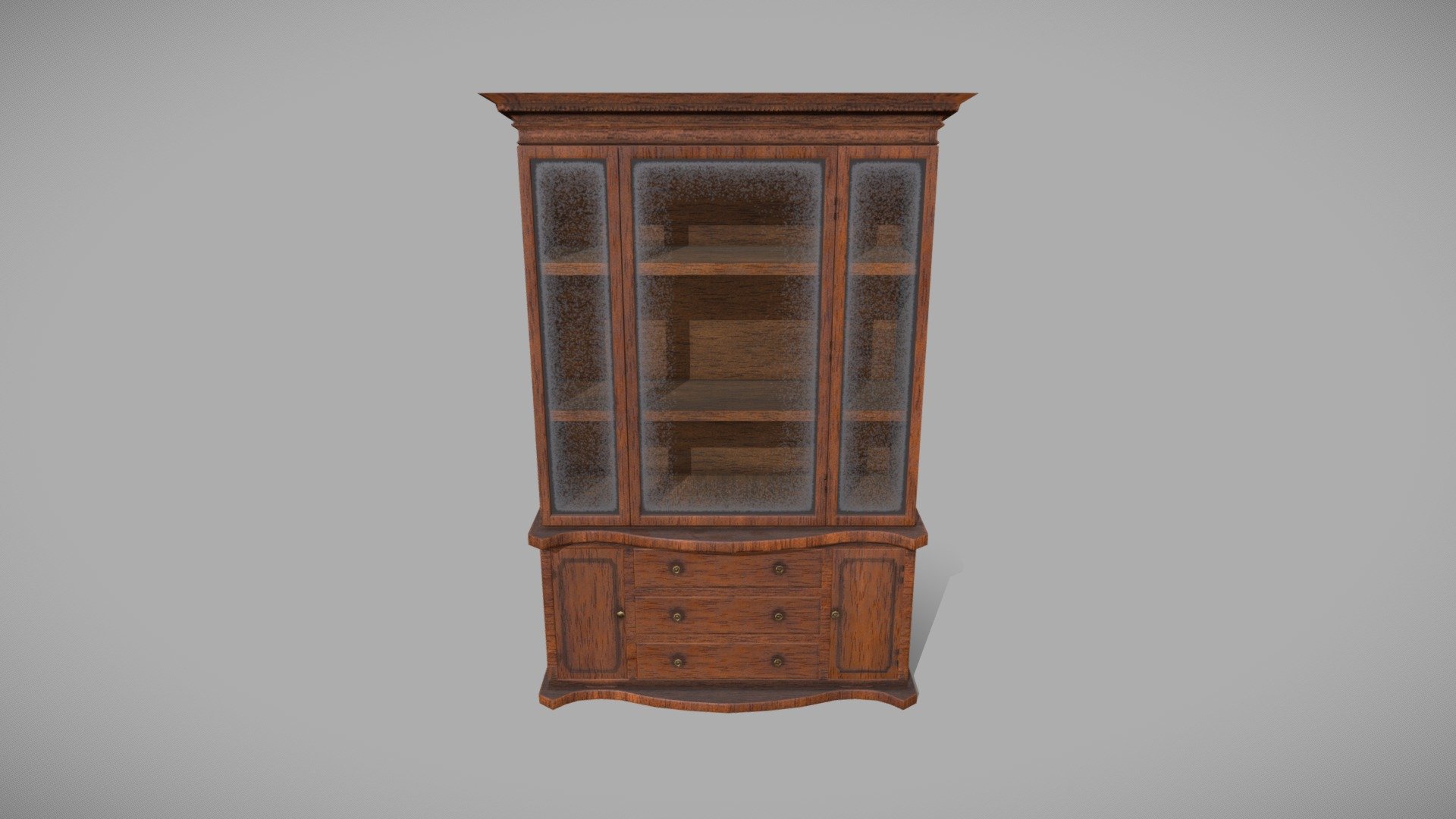 Old China Cabinet 3d model