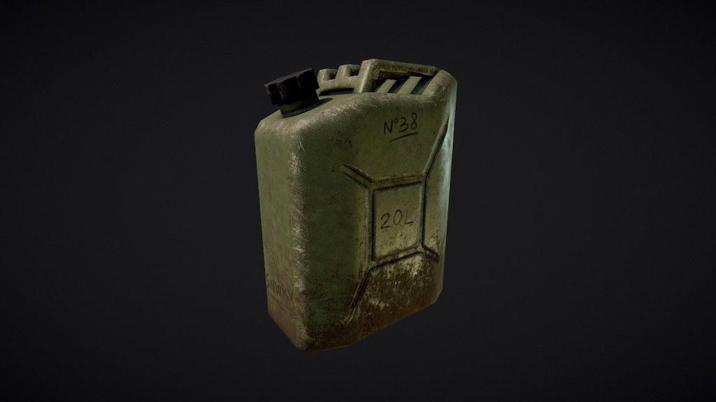 Jerrycan 3d model