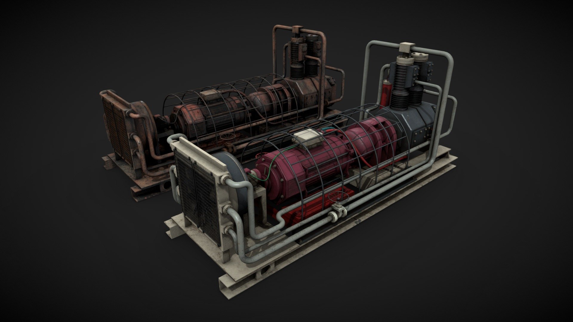 Machinery device 3d model