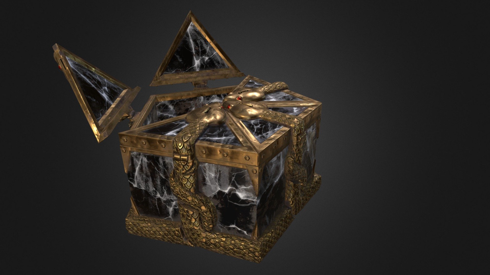 Snake Chest 3d model