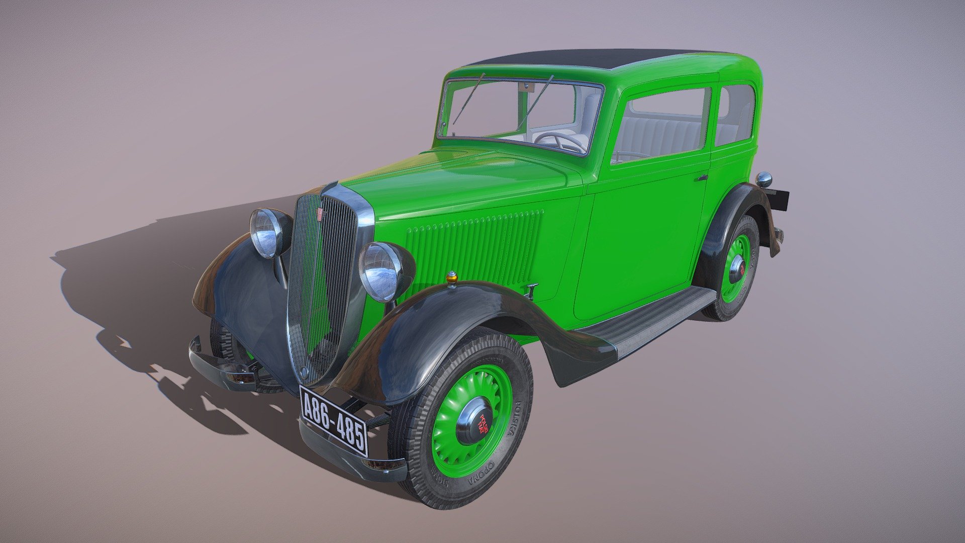 Polski Fiat 508 3d model