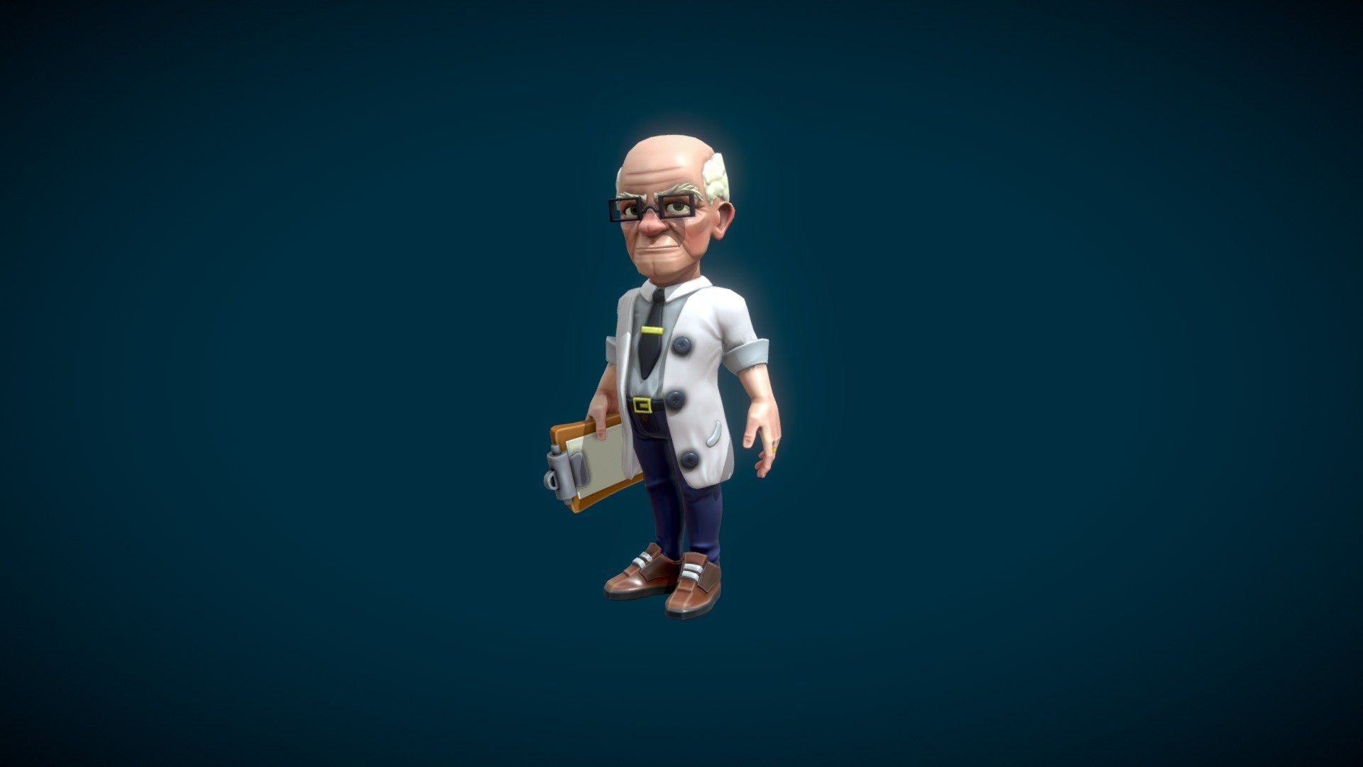 Stylized Toon Doctor 3d model