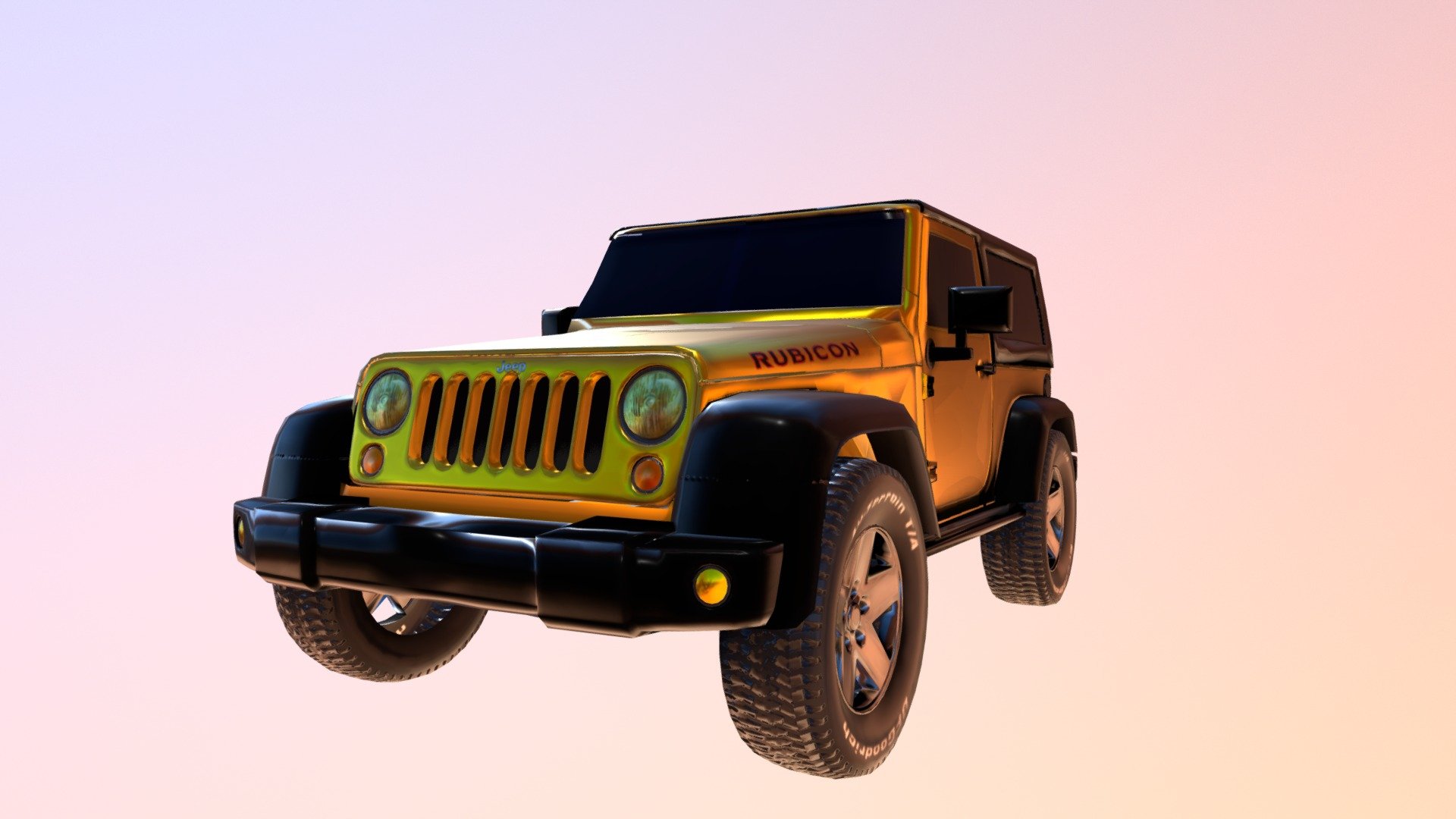 JEEP WRANGLER 3d model