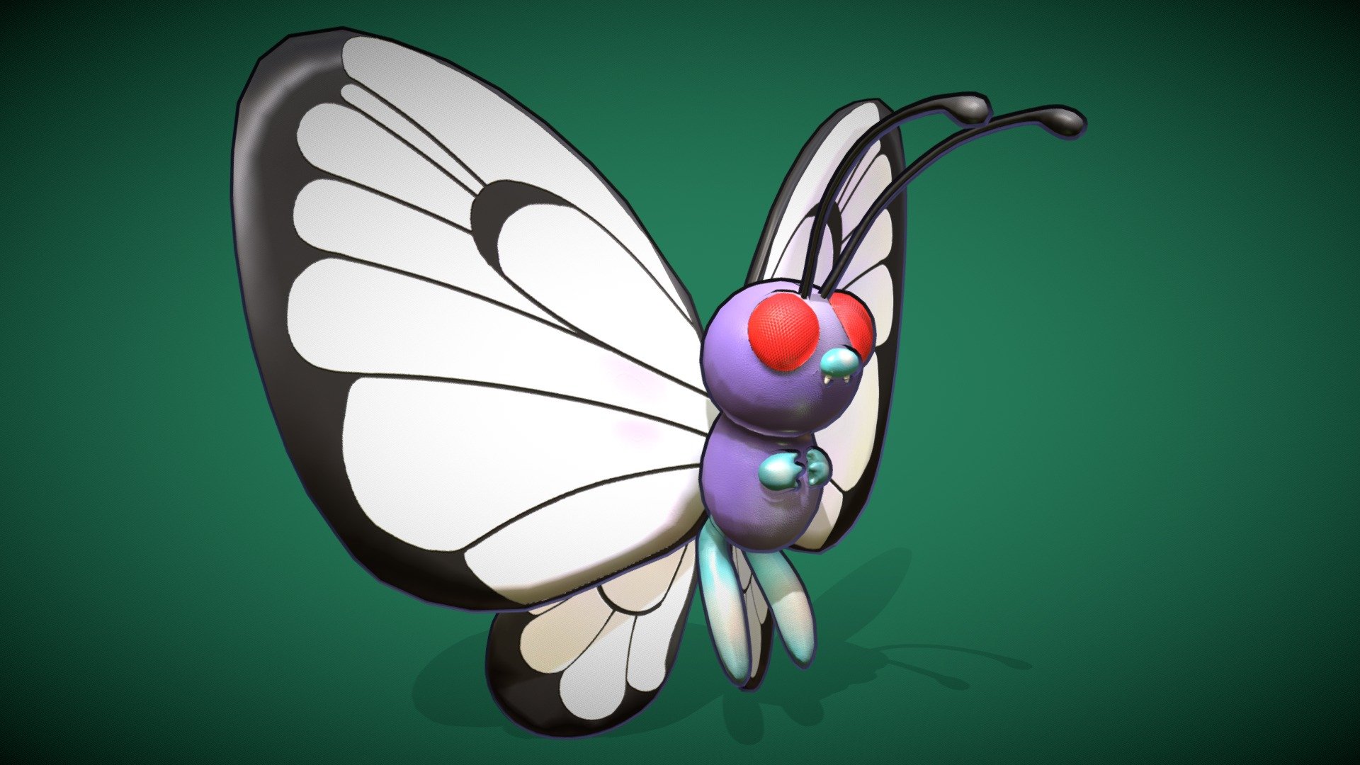 Butterfree 3d model