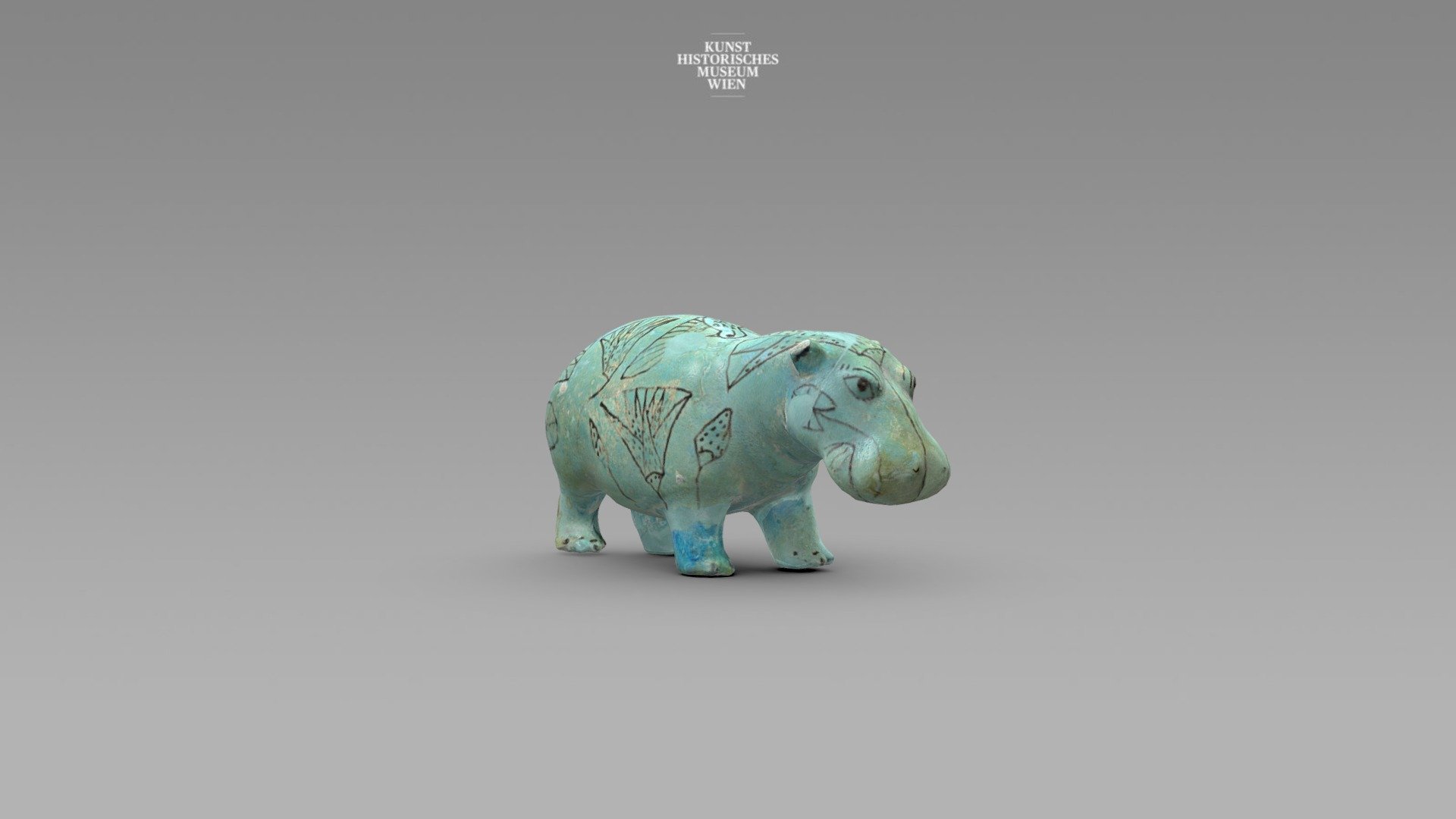 Hippopotamus figure 3d model