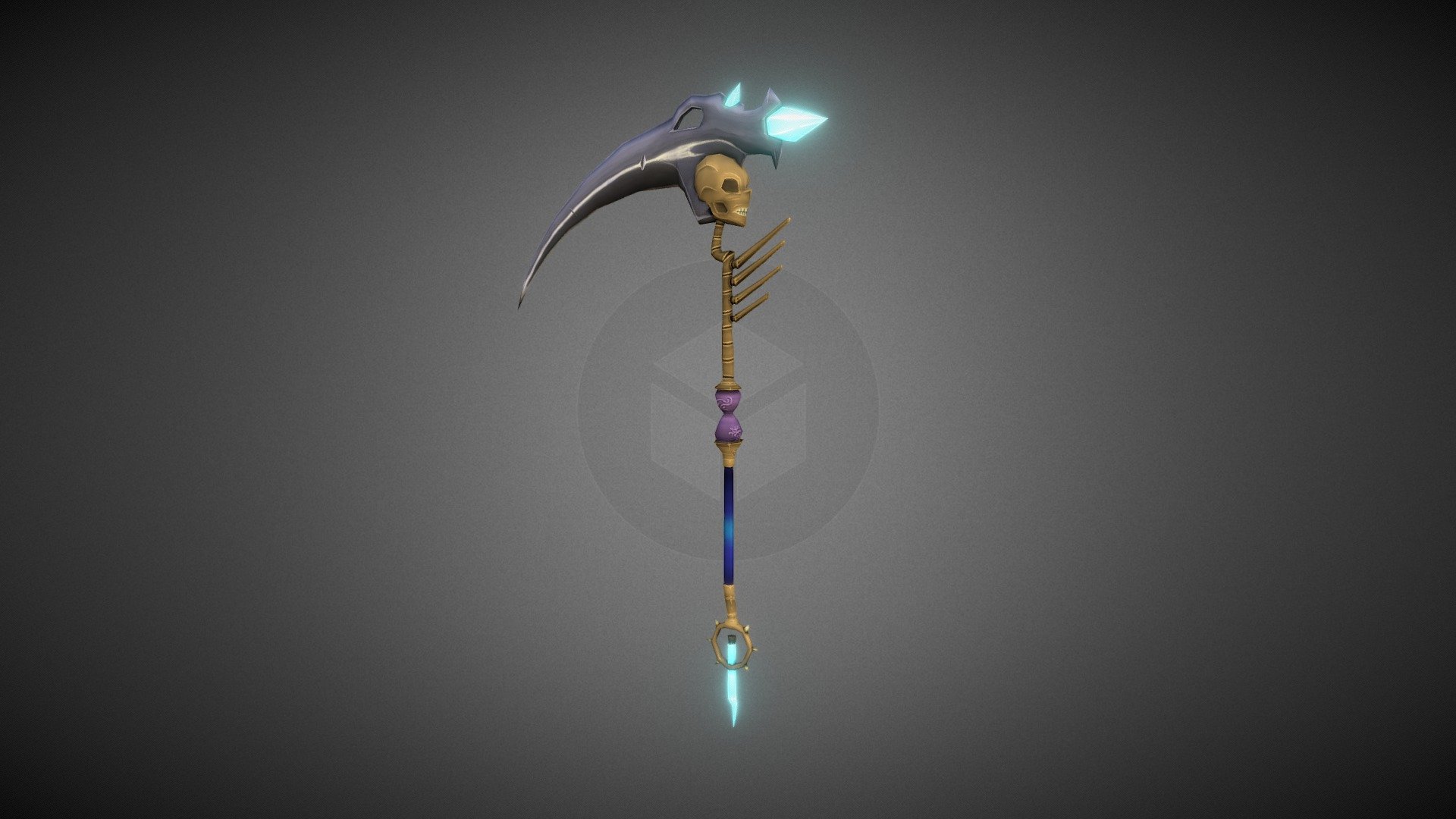 Skull Sickle 3d model