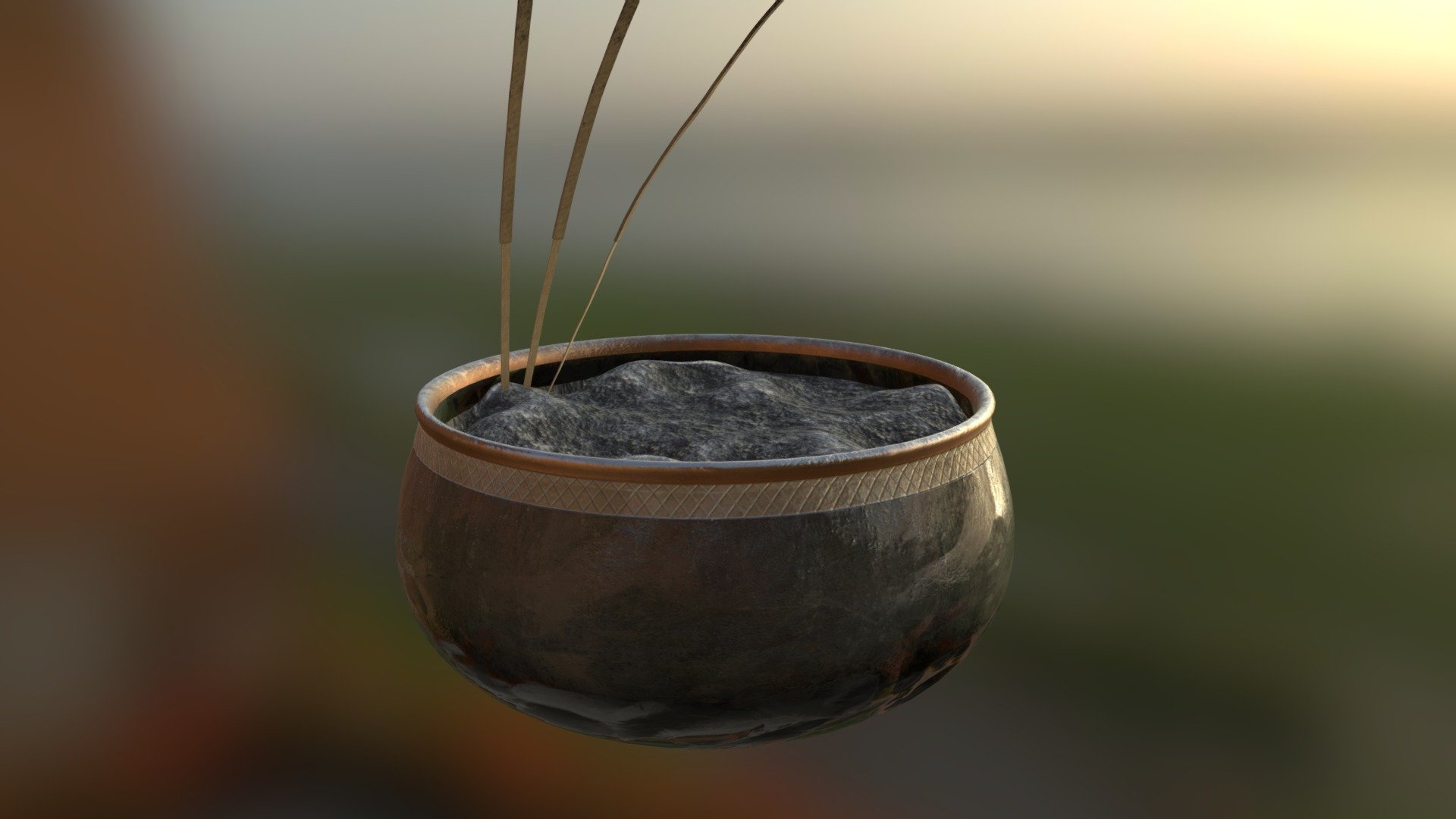 Incense Bowl 3d model