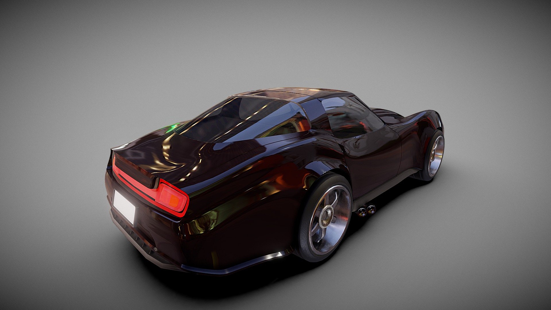 Сhevrolet corvette (modified). 3d model