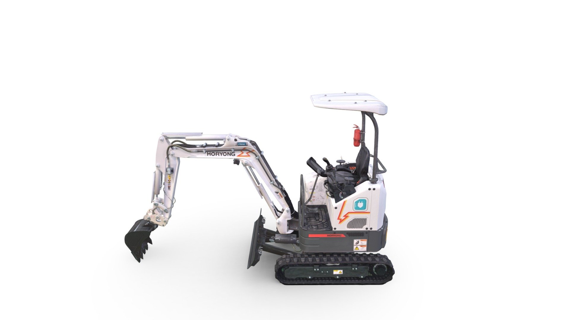 excavator 3d model