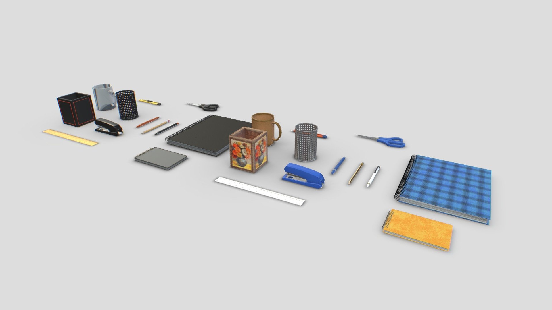 Office Props Pack 1 3d model