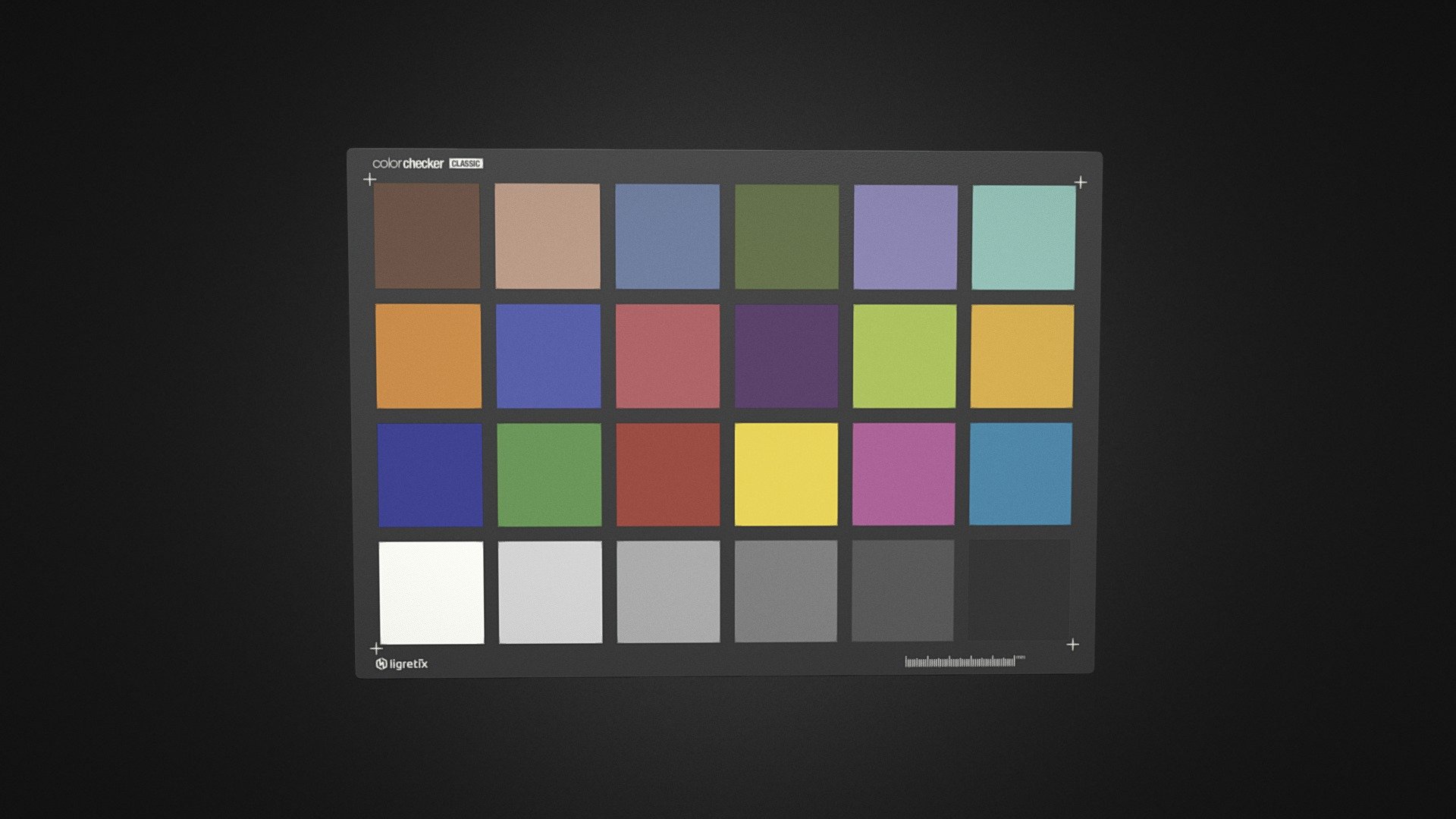 ColorChecker Classic 3d model