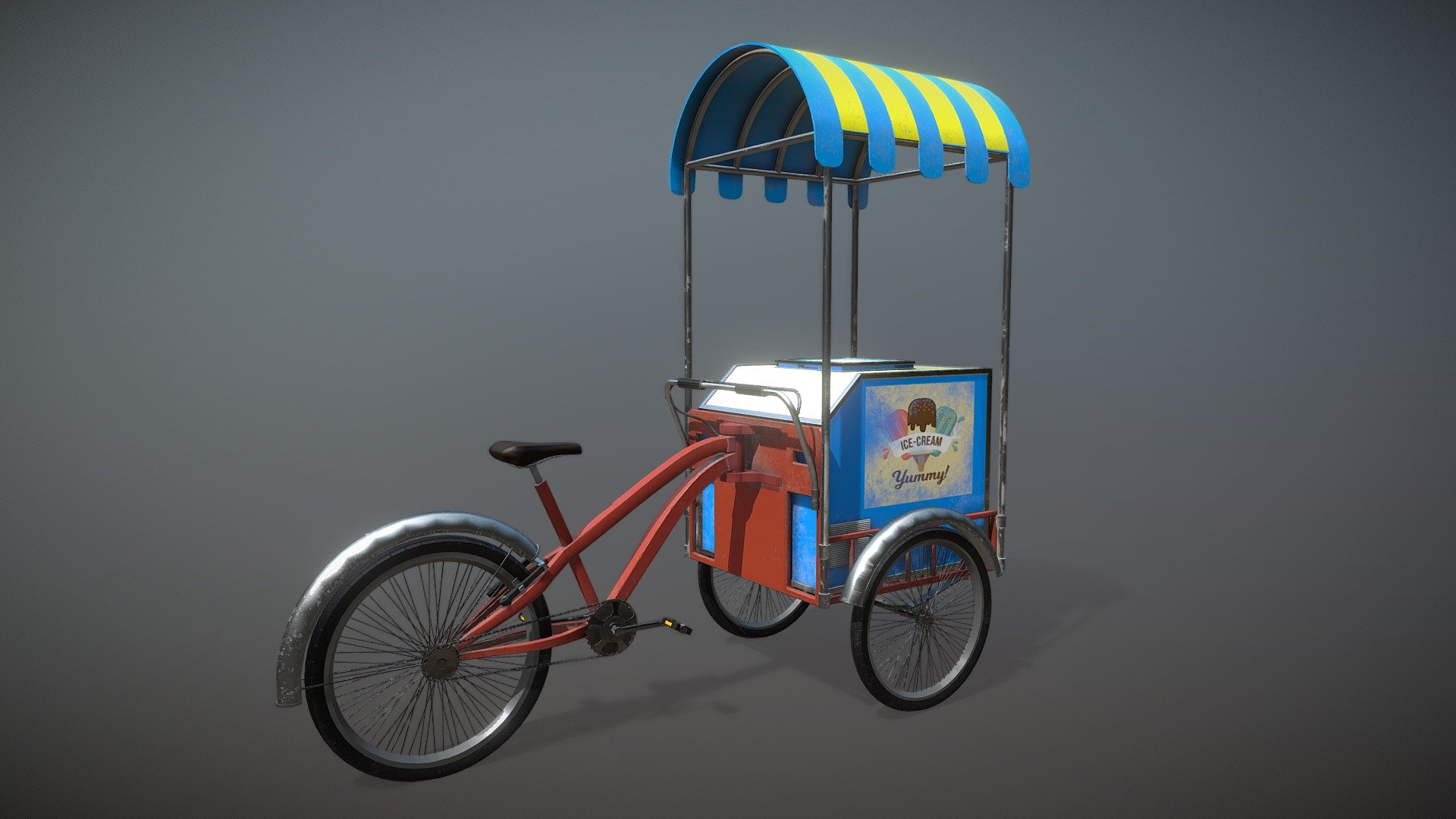 Ice Cream Cycle 3d model