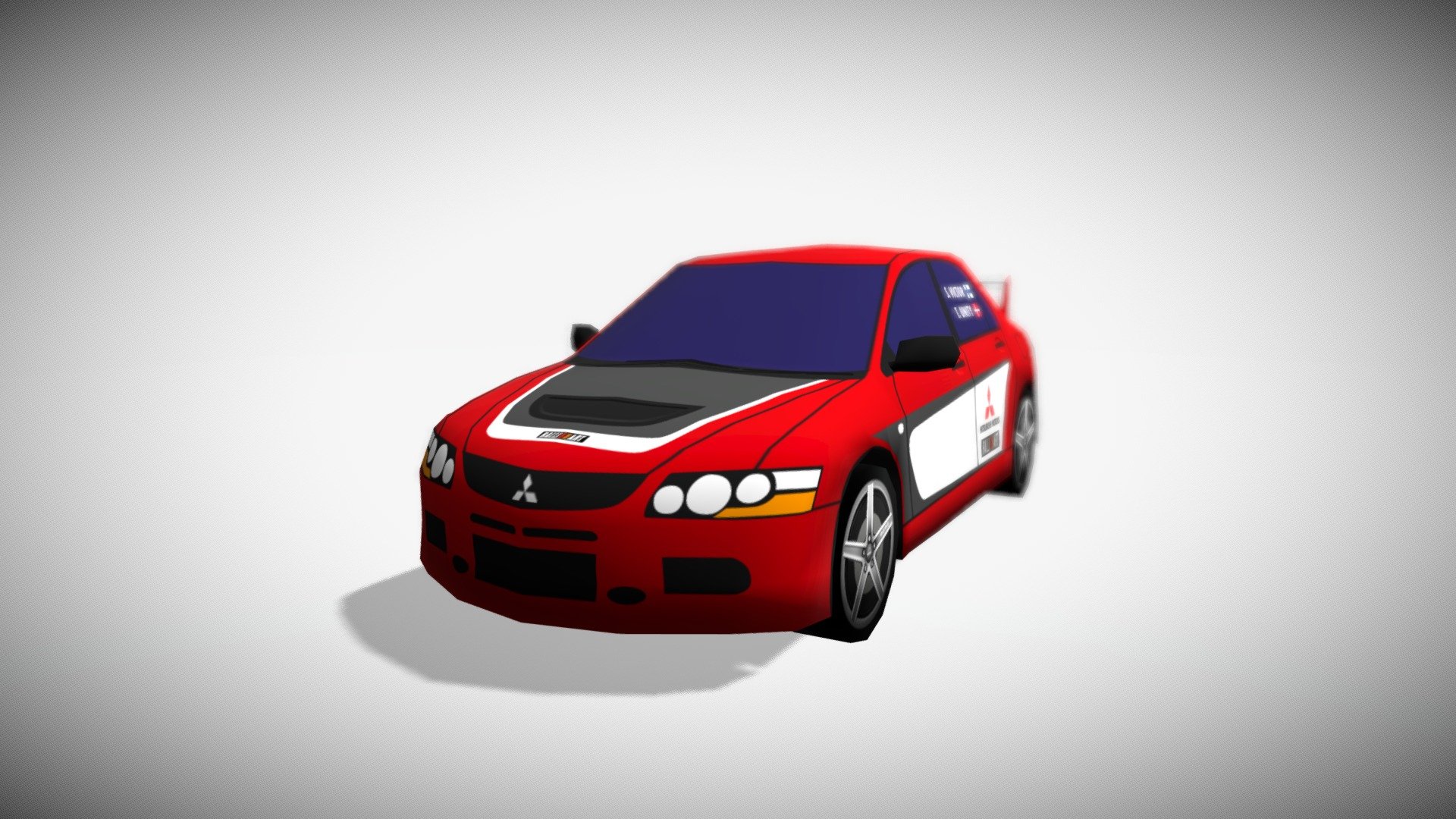 Mitsubishi Lancer evo IX 3d model