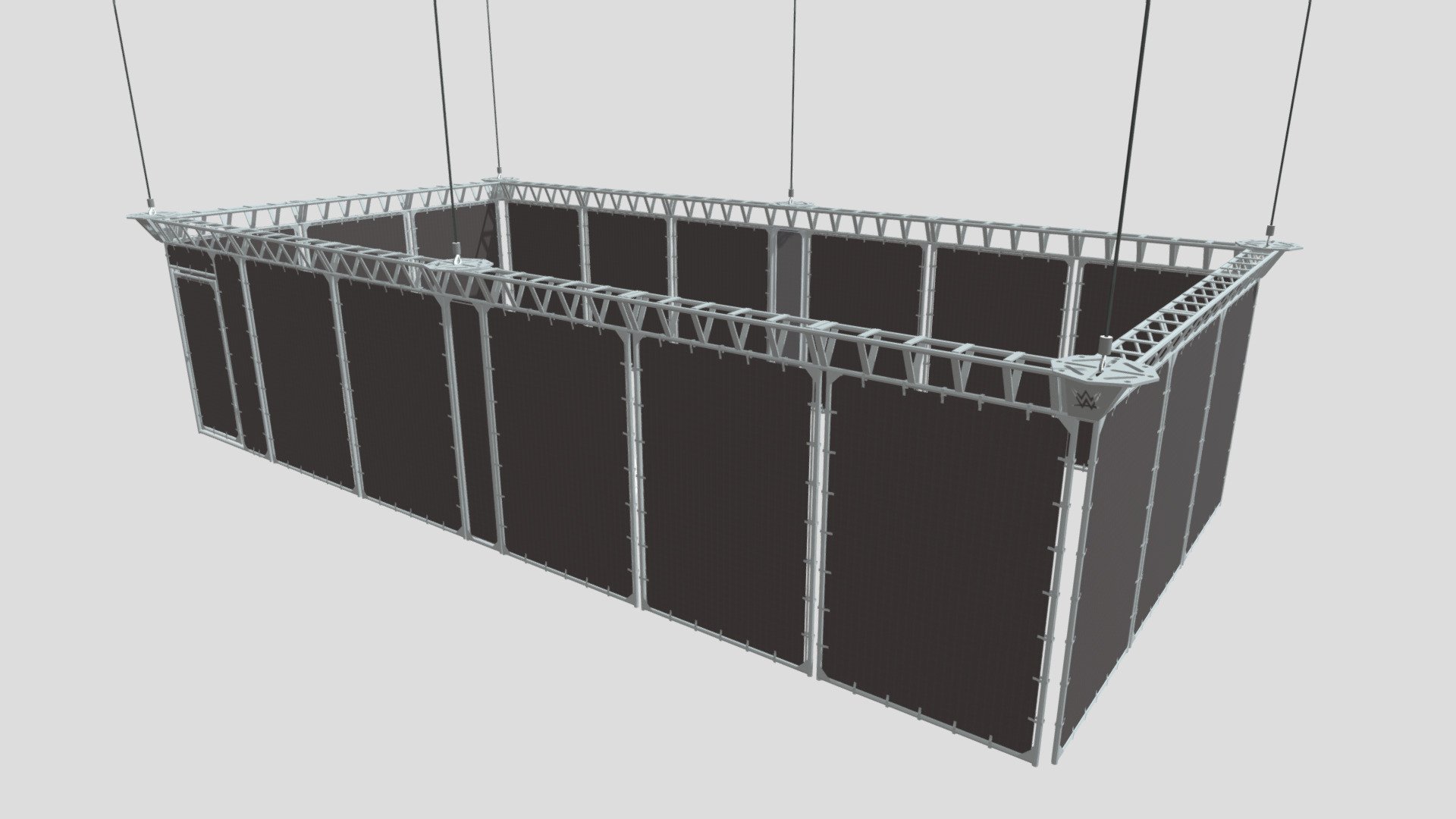 WWE War Games Cage 3d model