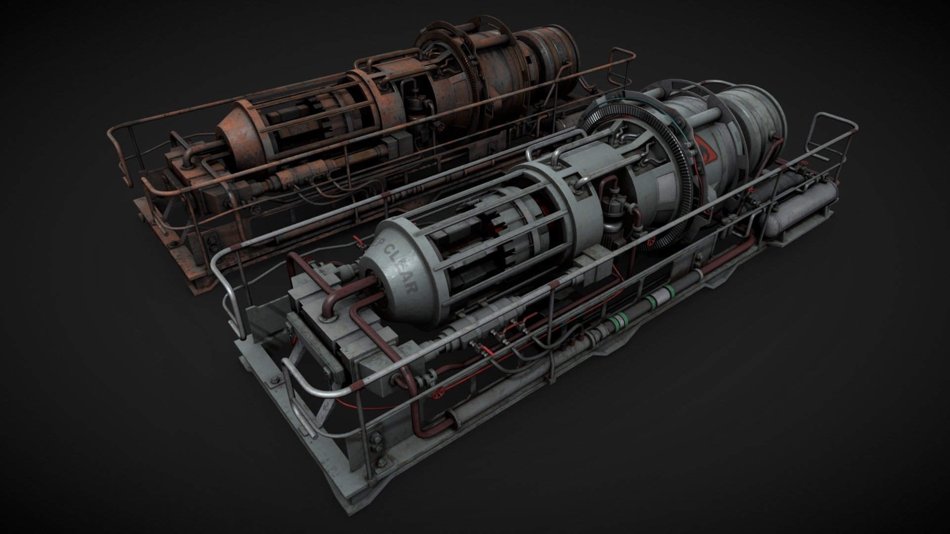 Machinery device 3d model