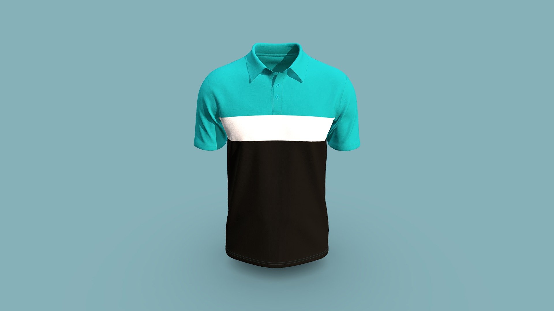 Polo Shirt Design 3d model