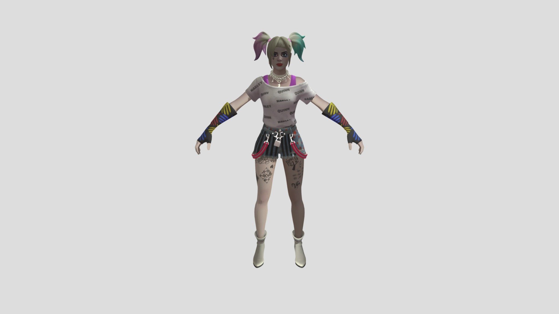 Fortnite Harley Quinn Version 2 3d model