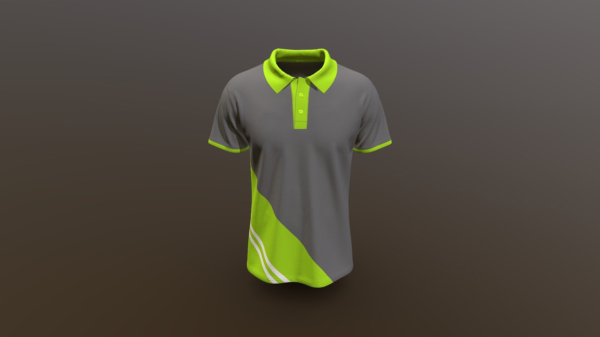 Fashion Polo Design 3D Look 3d model