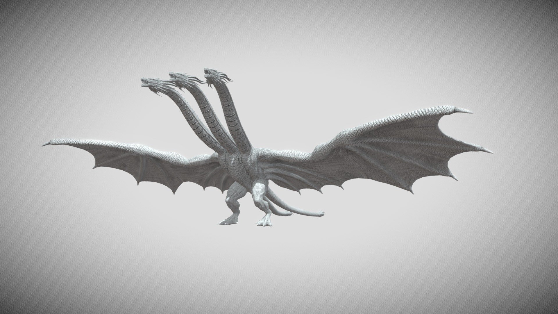 Ghidorah 3d model