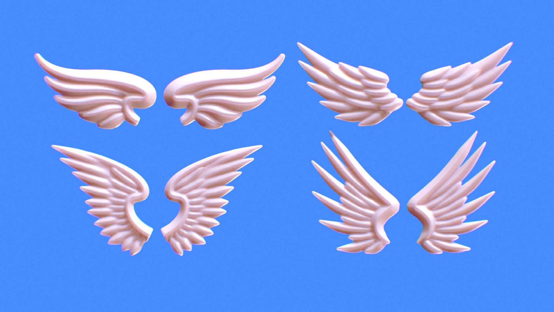 WINGS PACK 2 3d model