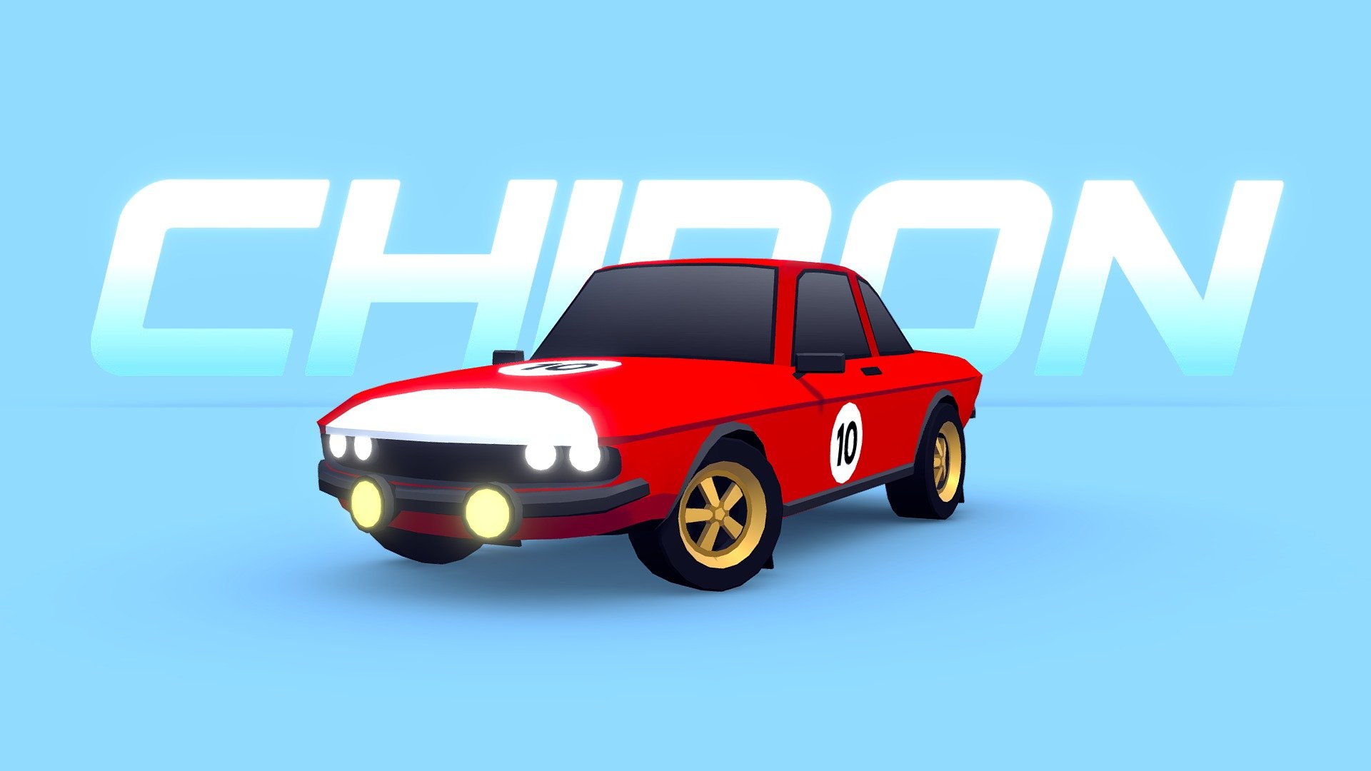 ARCADE: "Chiron" Rally Car 3d model