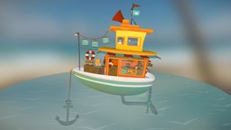 Stylised Fishing Shop