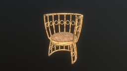 JULIA INDOOR RATTAN LOWBACK CHAIR