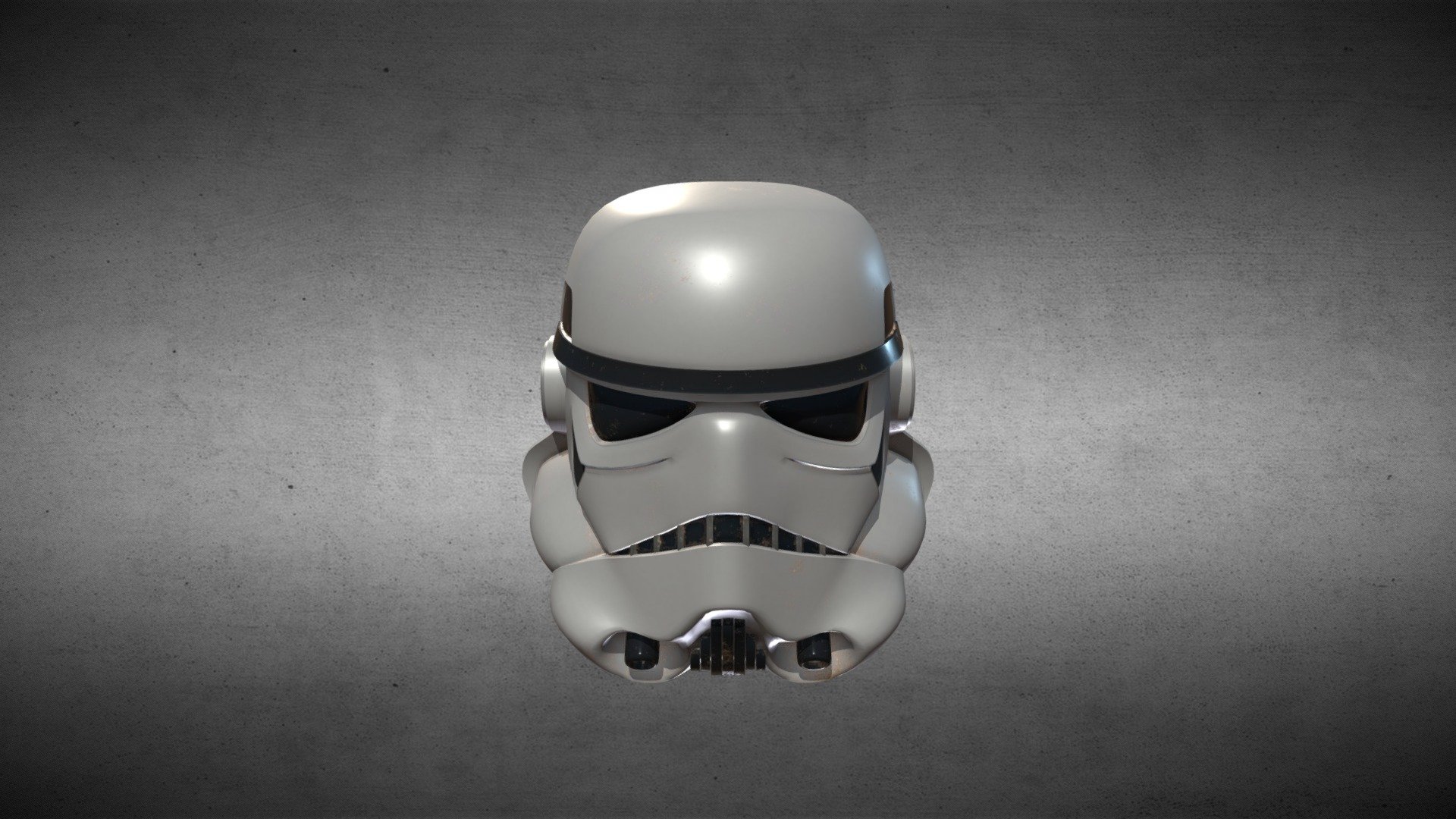 Empire stormtrooper helmet 3d model