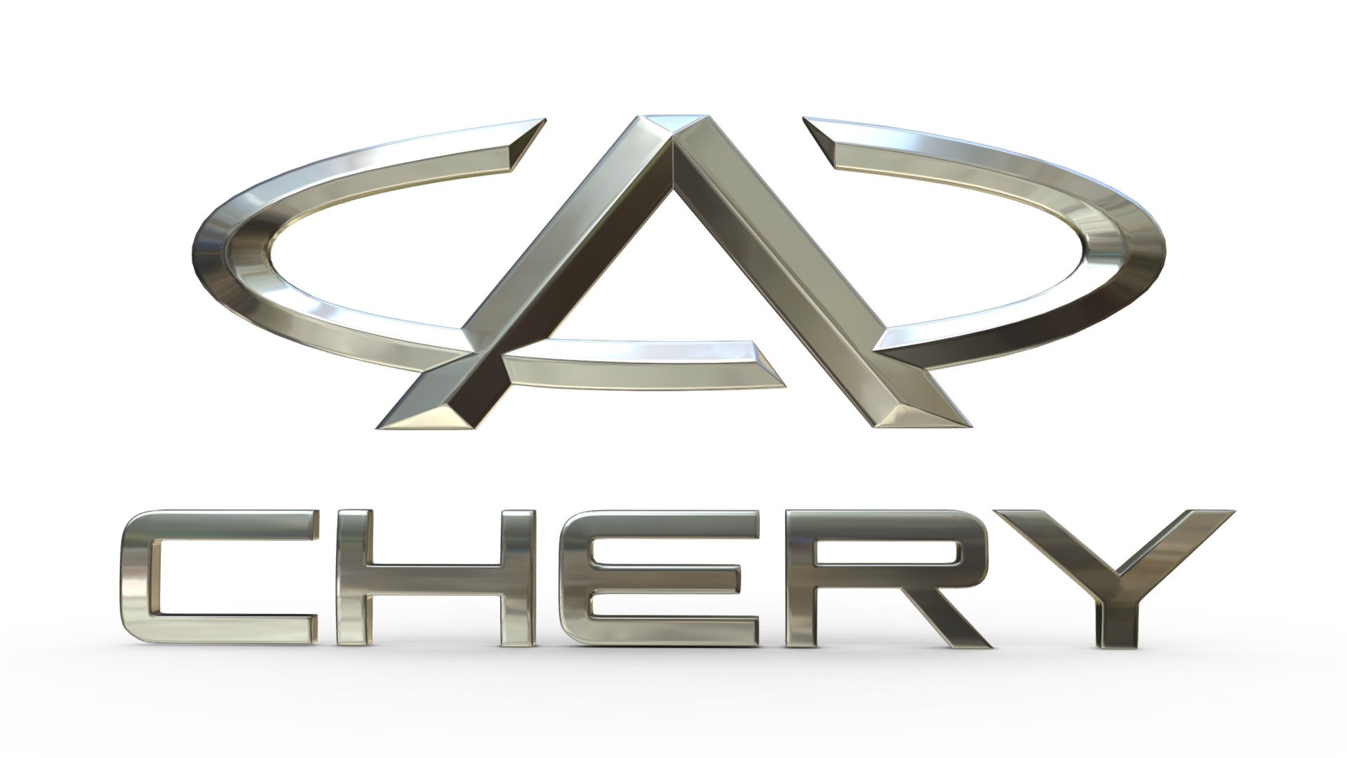 chery logo 3d model