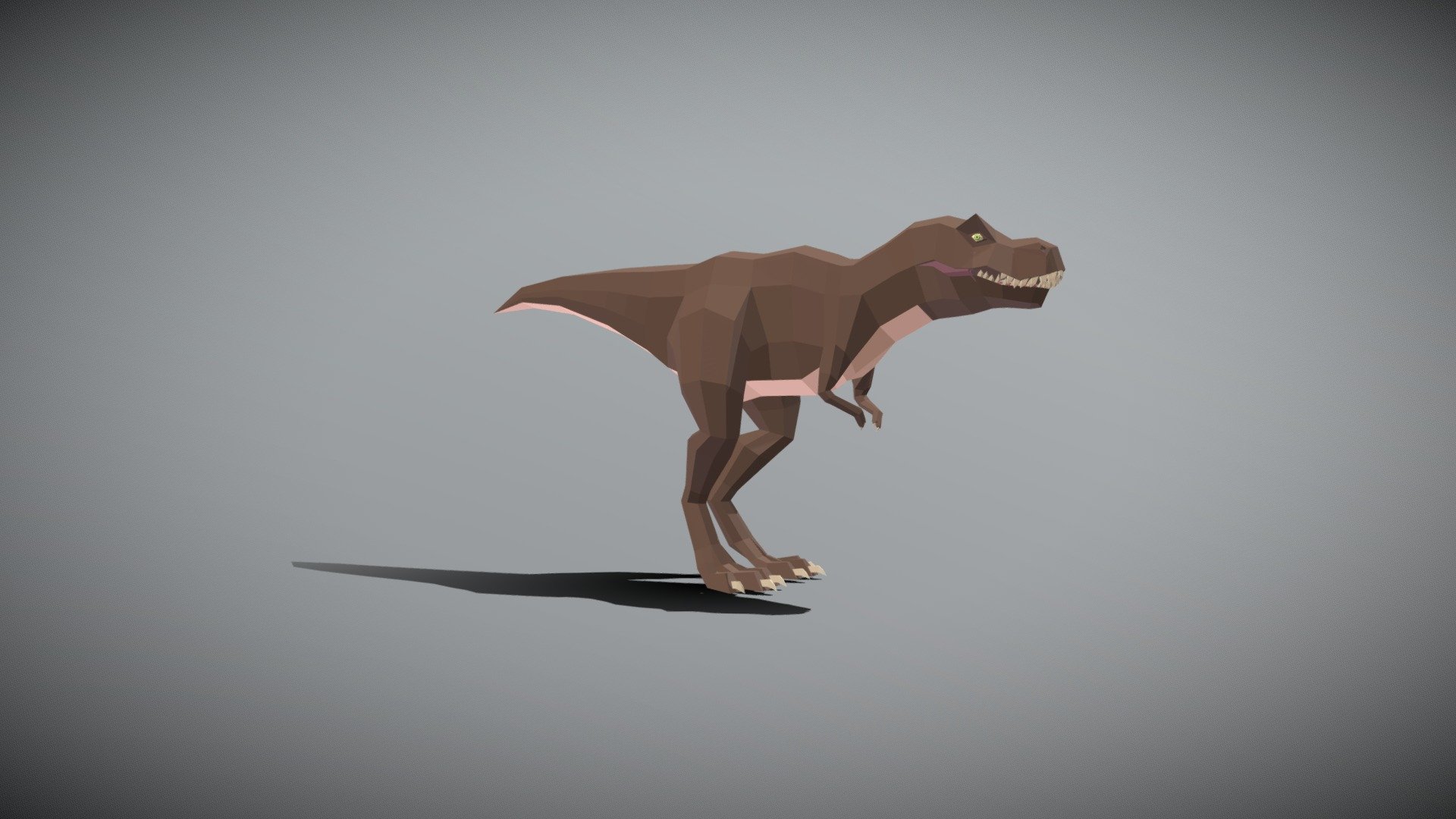 Low Poly Trex 3d model