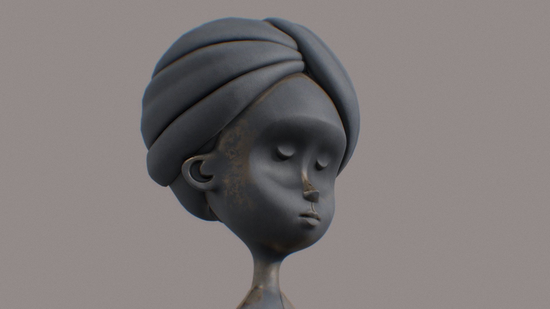 antique Boy 3d model