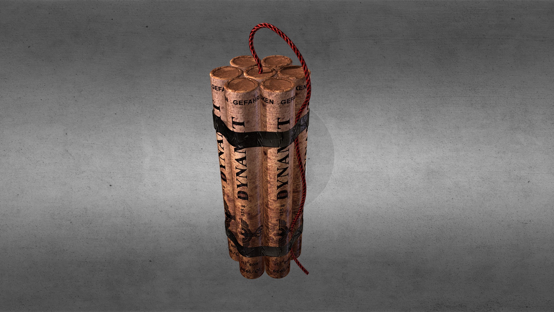 Dynamite Ww2-low-poly 3d model