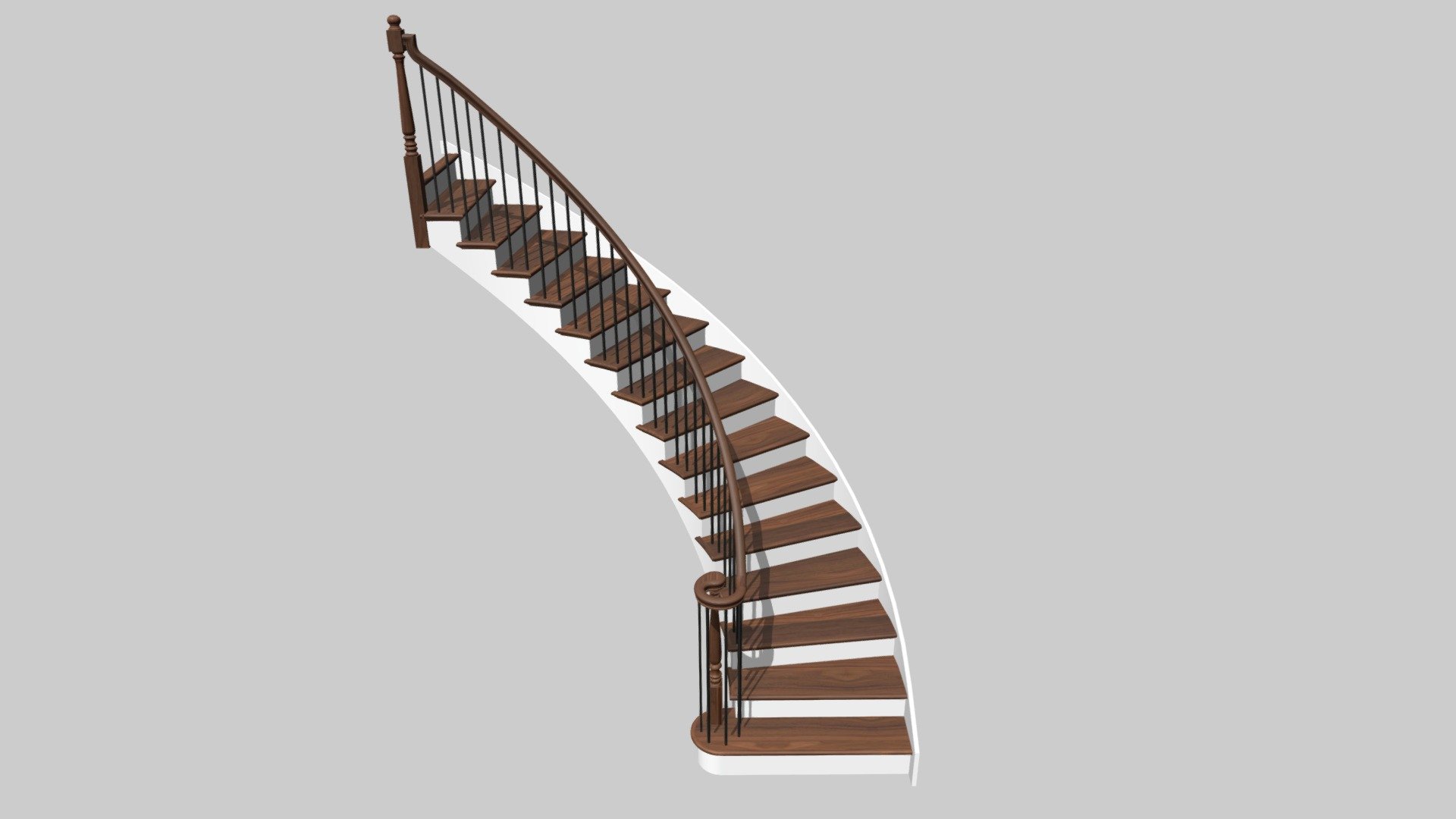 Circular stair 3d model