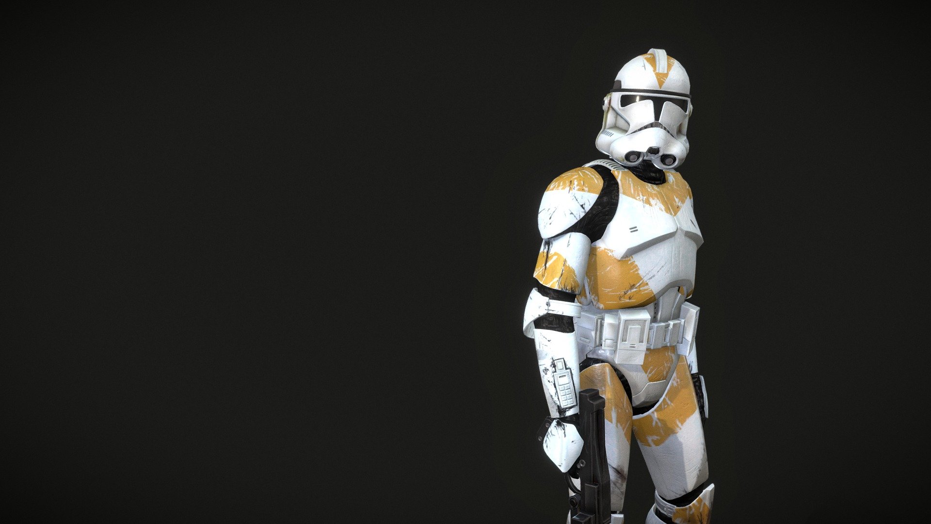 Clone trooper phase 2 212th attack battalion 3d model