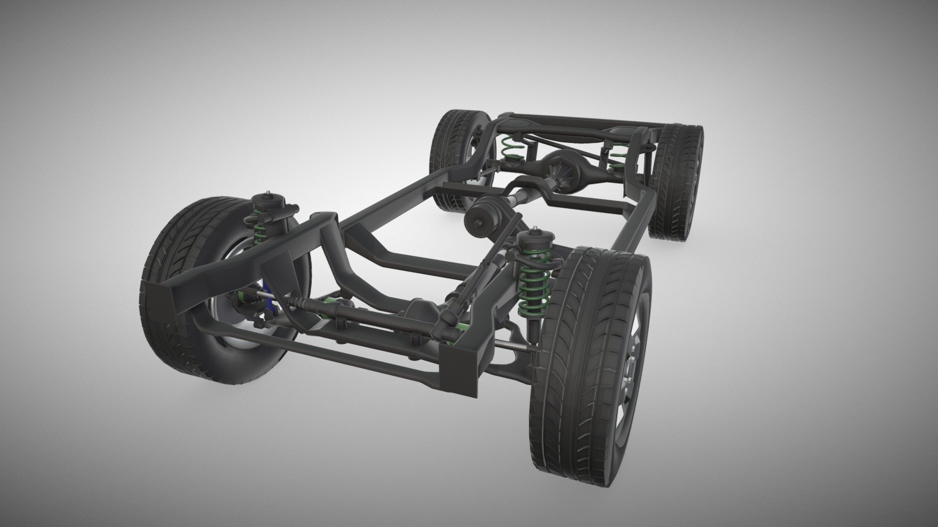 Chassis SUV 3d model