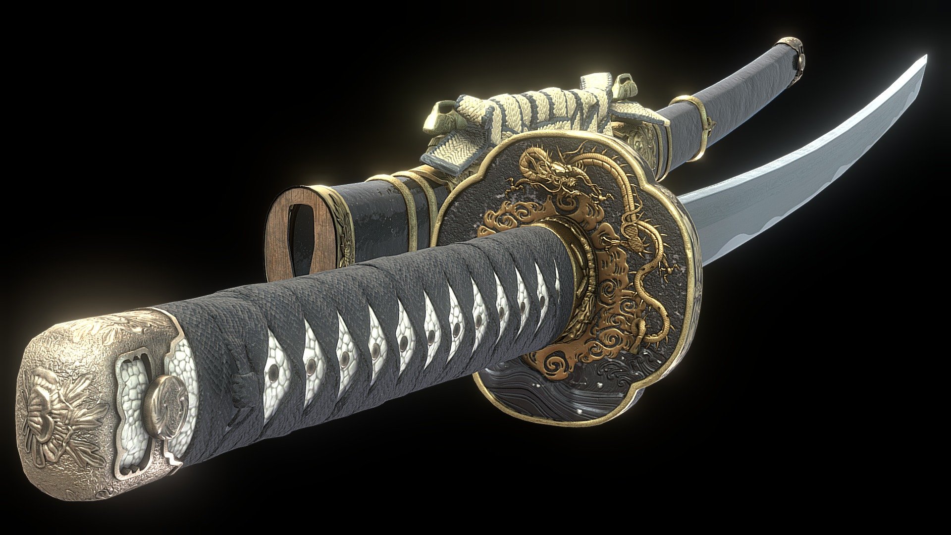 Katana (Game Ready) 3d model