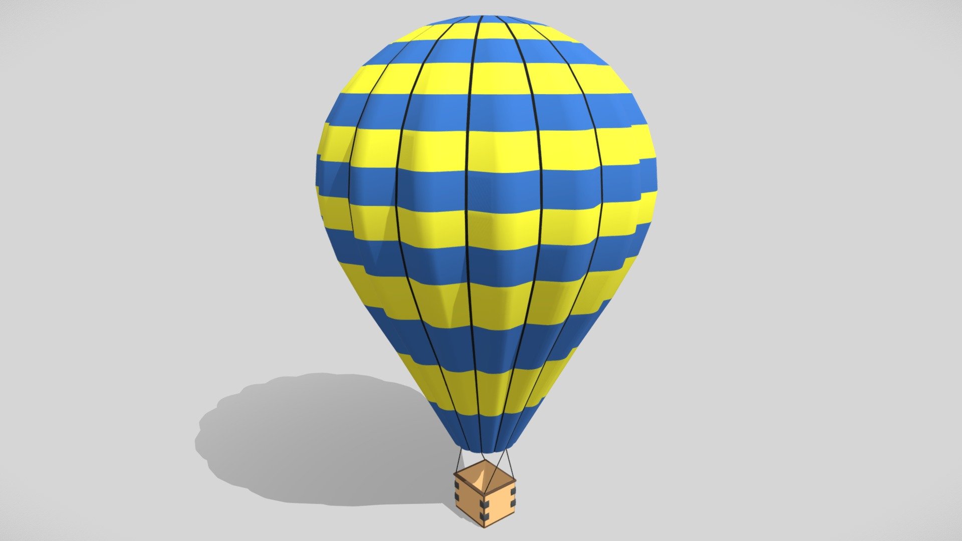 Hot Air Balloon 3d model