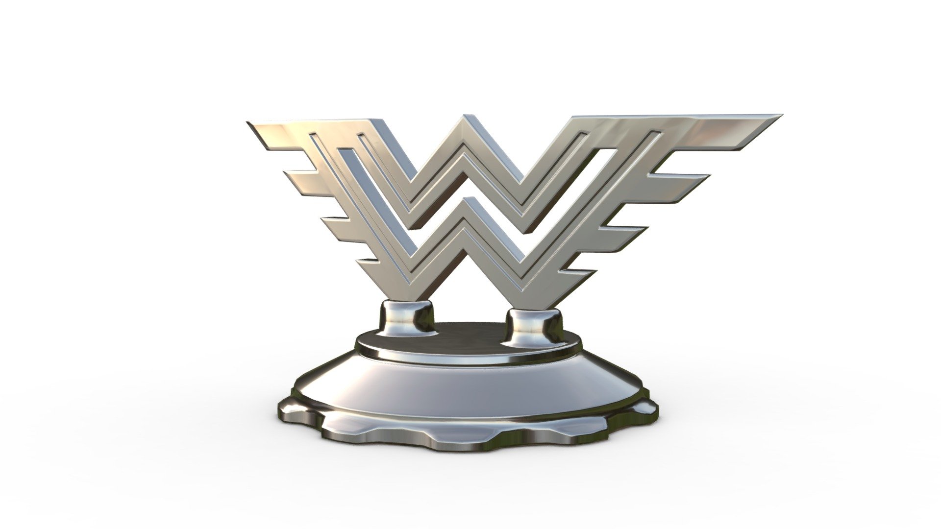 wanderer logo 3d model